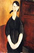 Amedeo Modigliani Paulette Jourdain oil on canvas
